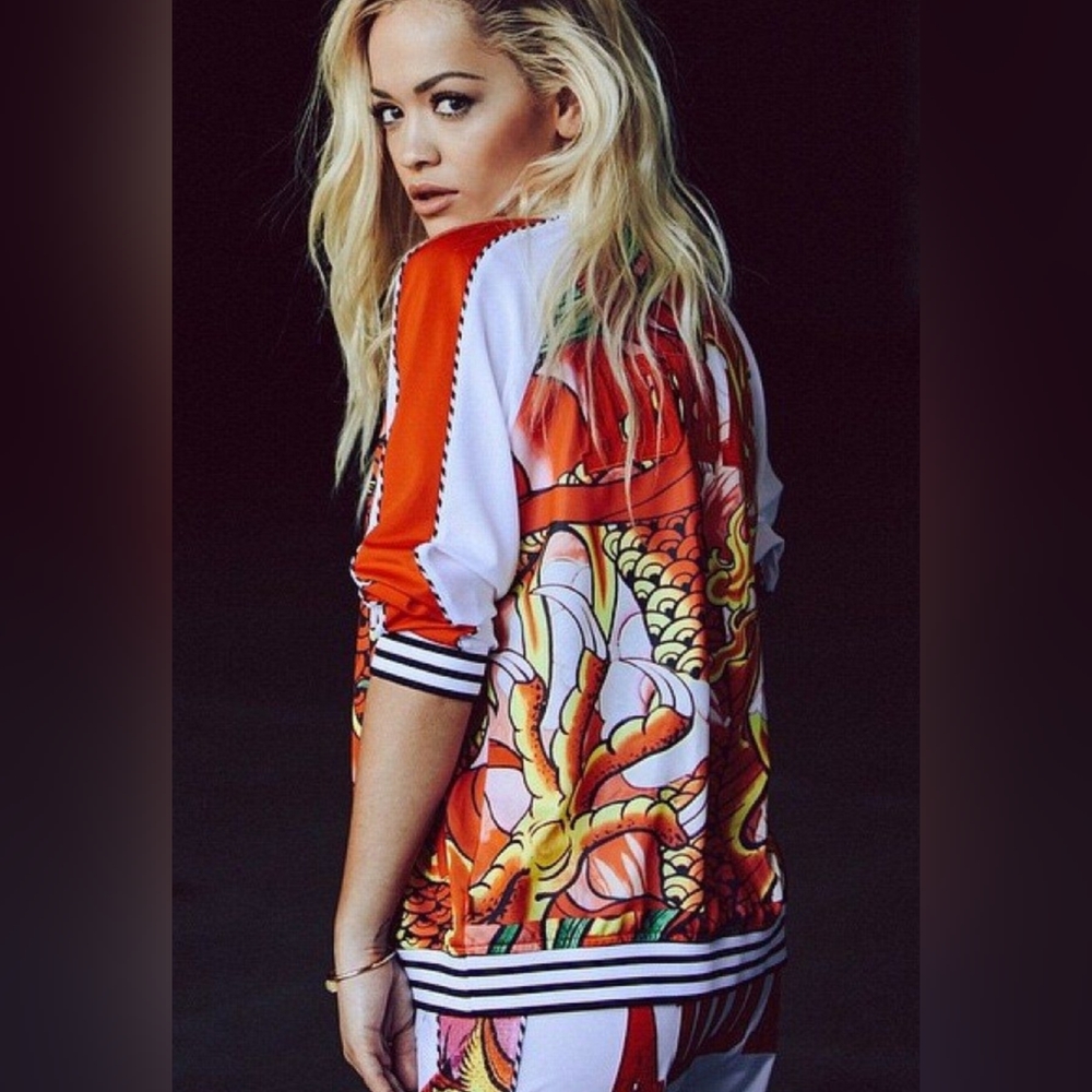 Adidas Originals Rita Ora Dragon Print 3 Piece Set Size Small - Picture 15 of 16
